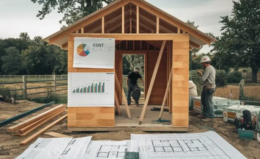 Budowa budynku gospodarczego 35m2: Koszt, formalności, jak oszczędzić?