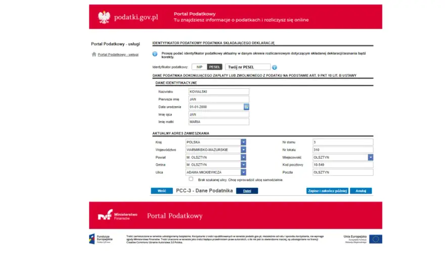 PCC-3 od hipoteki: Jak zapłacić podatek krok po kroku online?